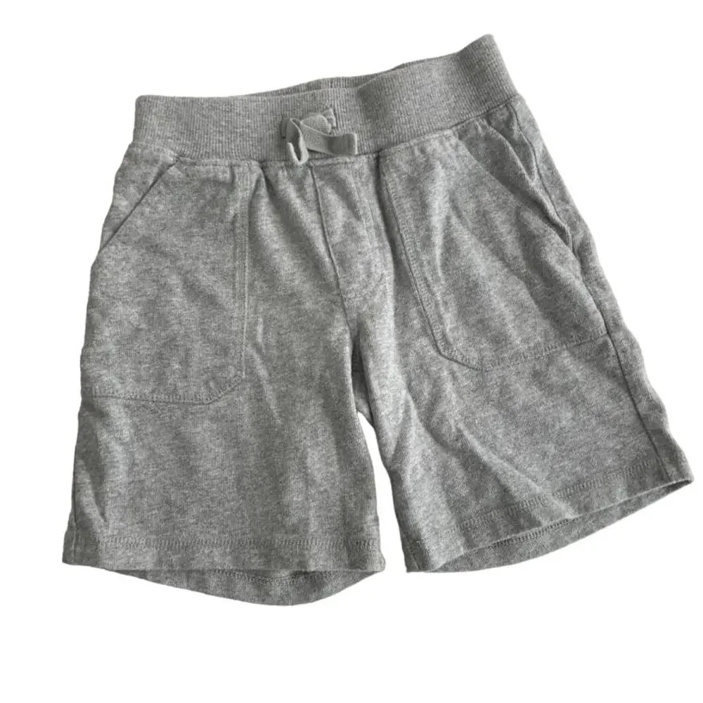 Gymboree Pull On Cotton Knit Shorts - Grey - 4T